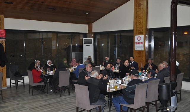 Kaymakam Demirtaş, şehit ve gazi aileleriyle iftarda buluştu