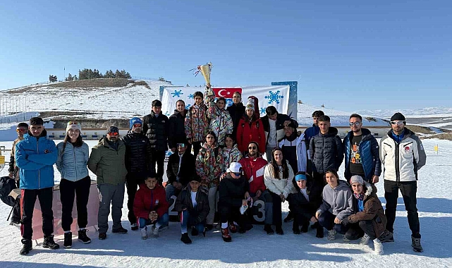 Muşlu kayakçılar, Biathlon Türkiye Şampiyonası'nı 6 madalya ile tamamladı