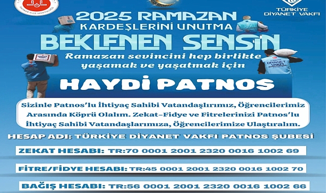 Patnos İlçe Müftülüğü'nden Ramazan Ayında Anlamlı Yardım Kampanyası