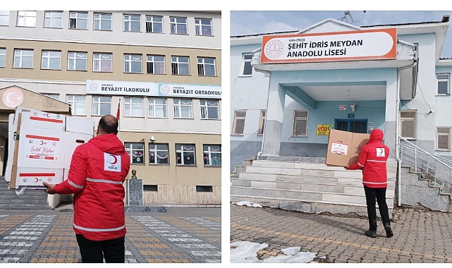 Türk Kızılay Erciş'ten İyilik Hareketi: "Okulumuzdan Şehrimize Yayılan İyilik" Projesi