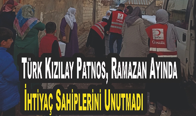 Türk Kızılay Patnos, Ramazan Ayında İhtiyaç Sahiplerine Destek Olmaya Devam Ediyor