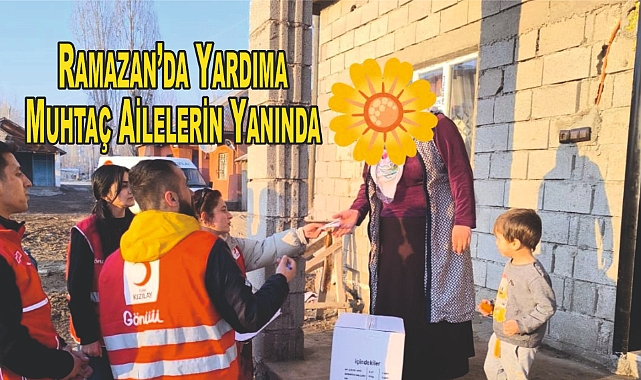 Türk Kızılay Patnos, Ramazan'da Yardıma Muhtaç Ailelerin Yanında
