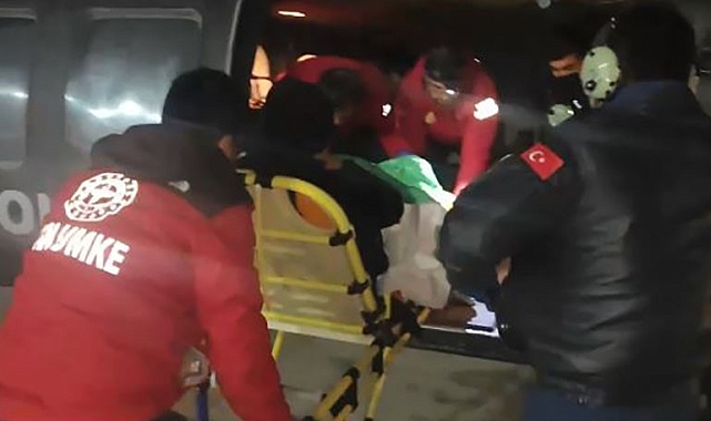 Van 'da doğum hastası için Sikorsky helikopter havalandı