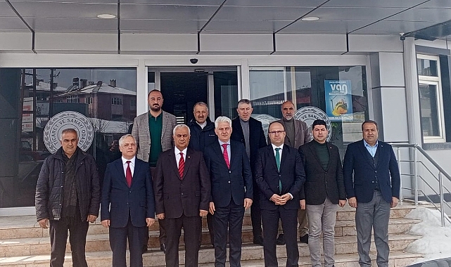 Van Defterdarı Gündoğdu Erciş Ticaret Odasını Ziyaret Etti