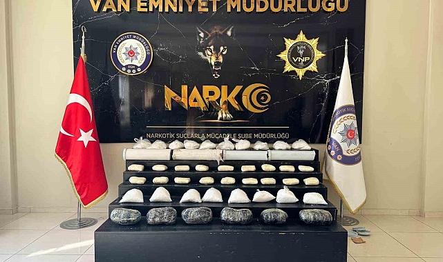 Van'da 49 kilo metamfetamin ele geçirildi