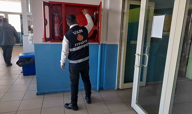 Van'da iş yerlerine yönelik yangın denetimleri arttırıldı