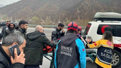 Bingöl’de trafik kazası: 5 yaralı