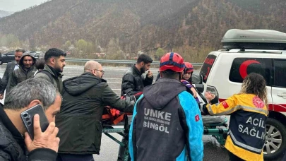 Bingöl’de trafik kazası: 5 yaralı