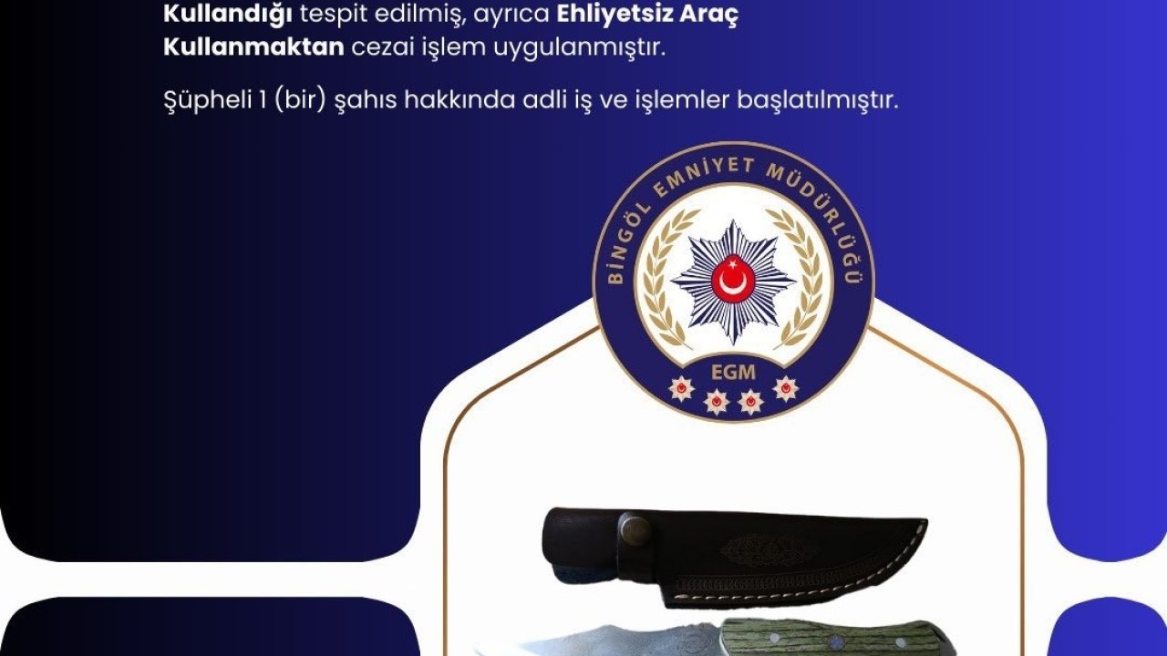 Bingöl’de aranan şahıs, başkasına ait kimlikle yakalandı