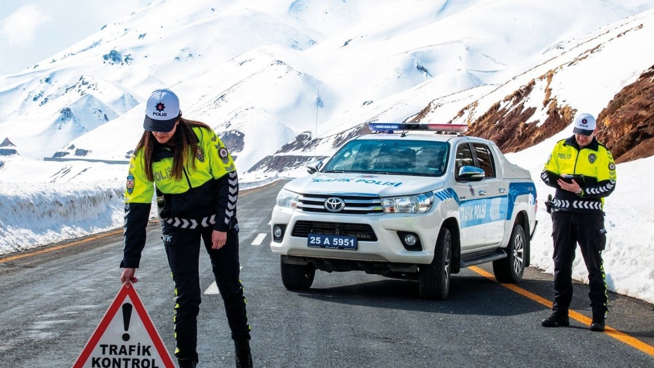 Erzurum’da kent merkezinde bir ayda 95 kaza