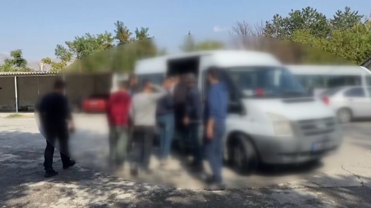 14 yabancı kaçak göçmen yakalandı