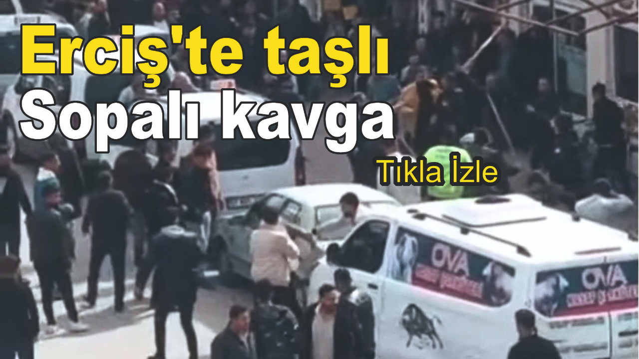 Zeylan Caddesi’nde İş Yeri Sahibi ile Kiracı Arasında Taşlı Sopalı Kavga
