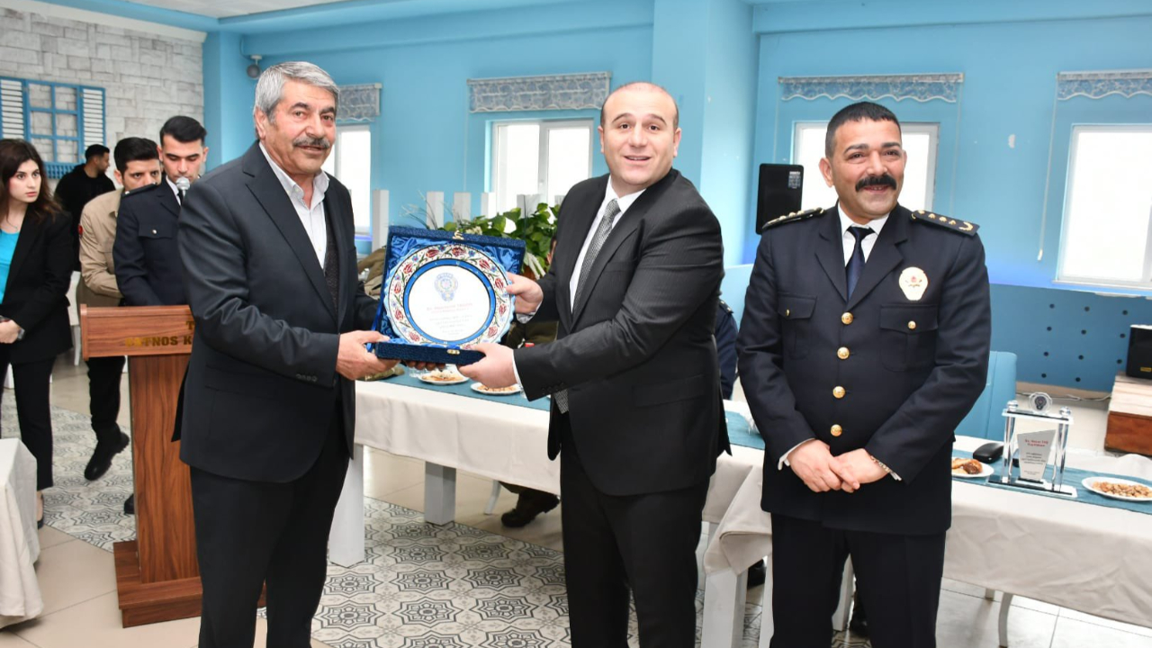 Patnos'ta Polis Haftası münasebetiyle resepsiyon düzenlendi