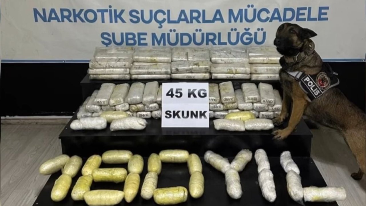 61 kilo uyuşturucu madde ele geçirildi
