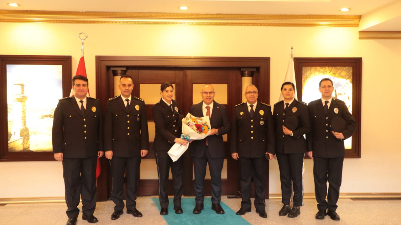 Ağrı Valisi Koç, Polis Haftası dolayısıyla emniyet heyetini kabul etti