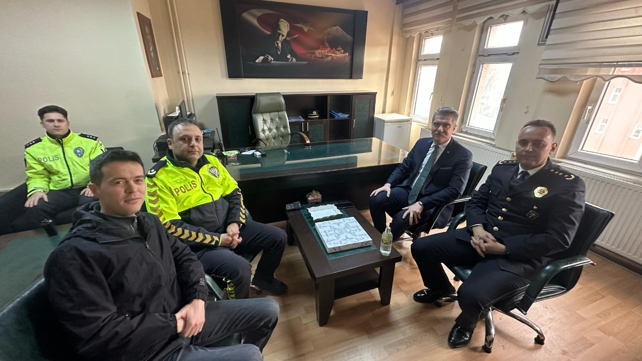 Başsavcı Adem Çalış’tan Emniyete Polis Haftası Ziyareti