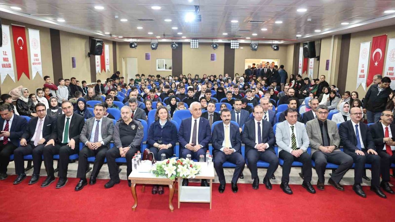 Muş’ta 61. Kütüphane Haftası törenle kutlandı