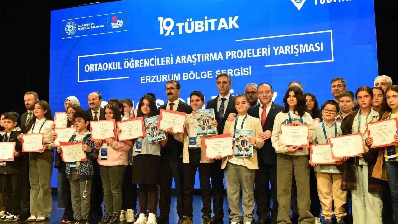 TÜBİTAK bölge finalinde Erzurum rüzgârı