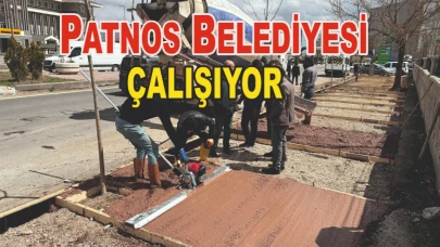 Patnos Belediyesi çalışıyor (Videolu Haber)