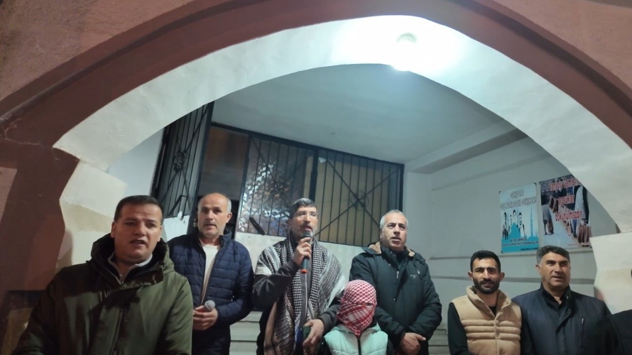 Erciş’te Gazze için destek tekbirleri getirildi