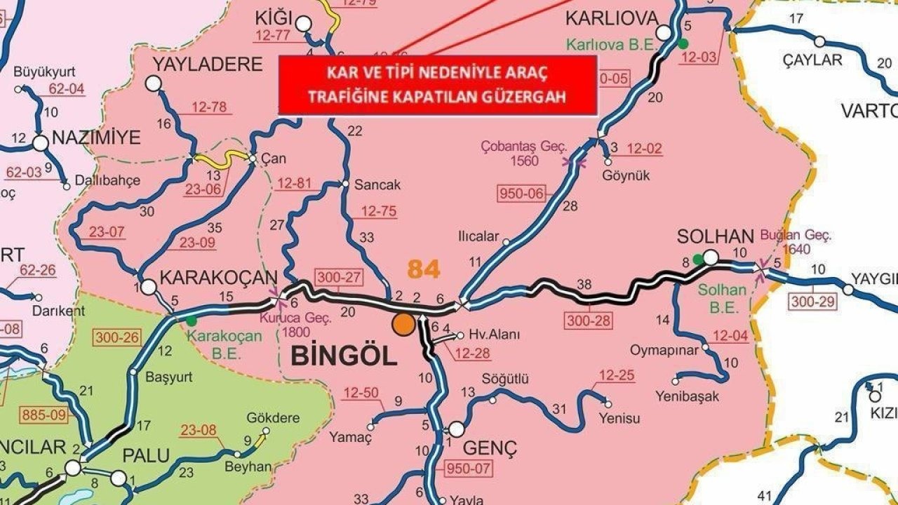 Çatak-Yedisu arasındaki yol ulaşıma açıldı