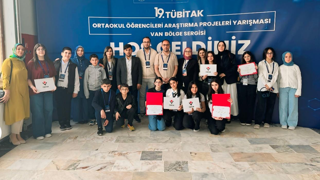 Ağrı BİLSEM öğrencileri TÜBİTAK’ta bölge birinciliği kazandı