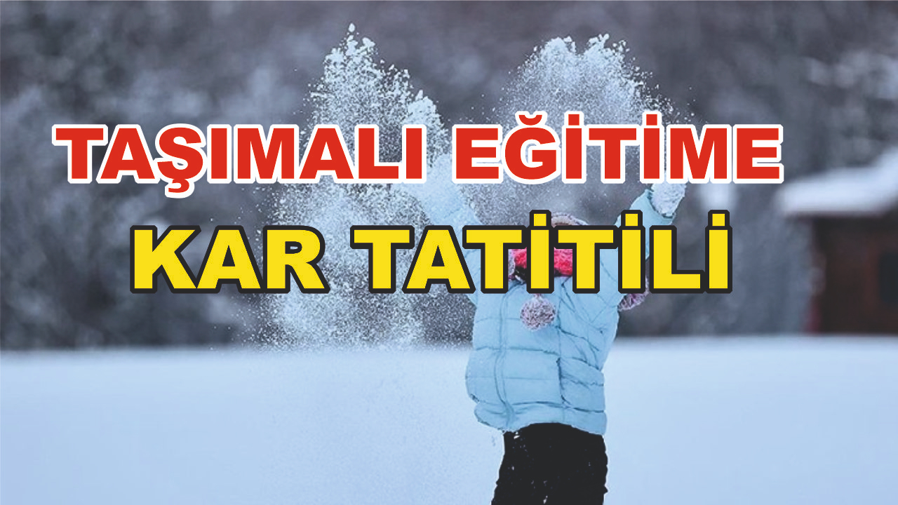 Patnos'ta eğitime kar engeli; 1 gün tatil