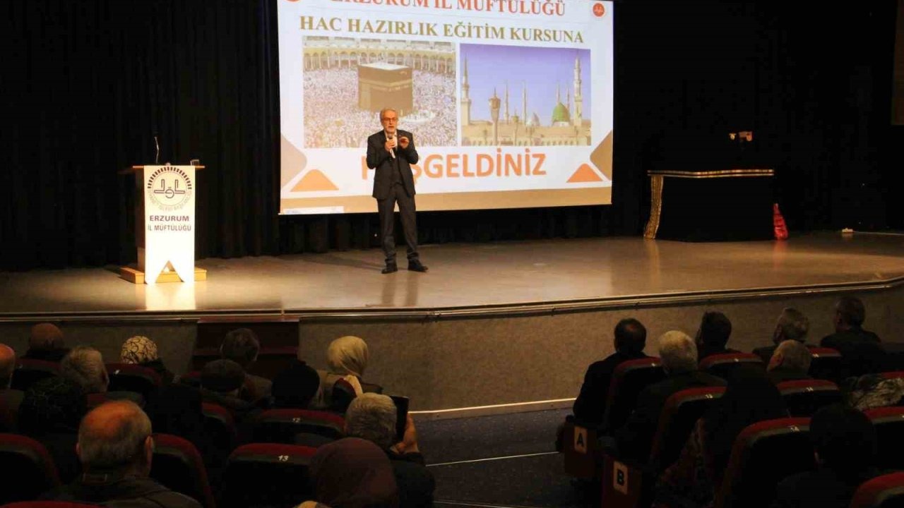 Erzurum’da hac seminerleri başladı