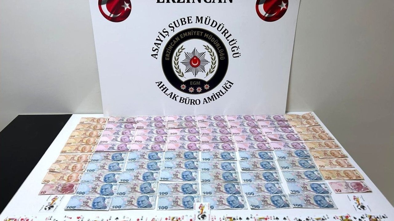 Erzincan’da kumar oynayan 13 kişiye 120 bin 211 TL ceza