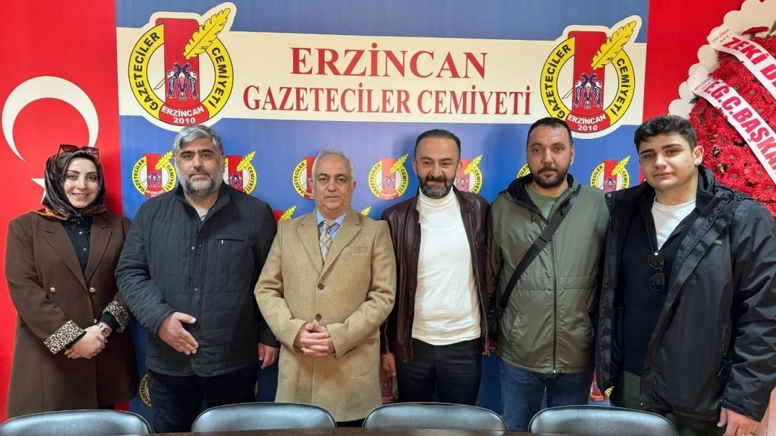 Erzincan Gazeteciler Cemiyeti'nde görev dağılımı yapıldı