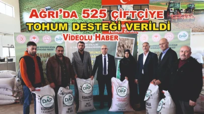 Ağrı’da 525 çiftçiye tohum desteği verildi