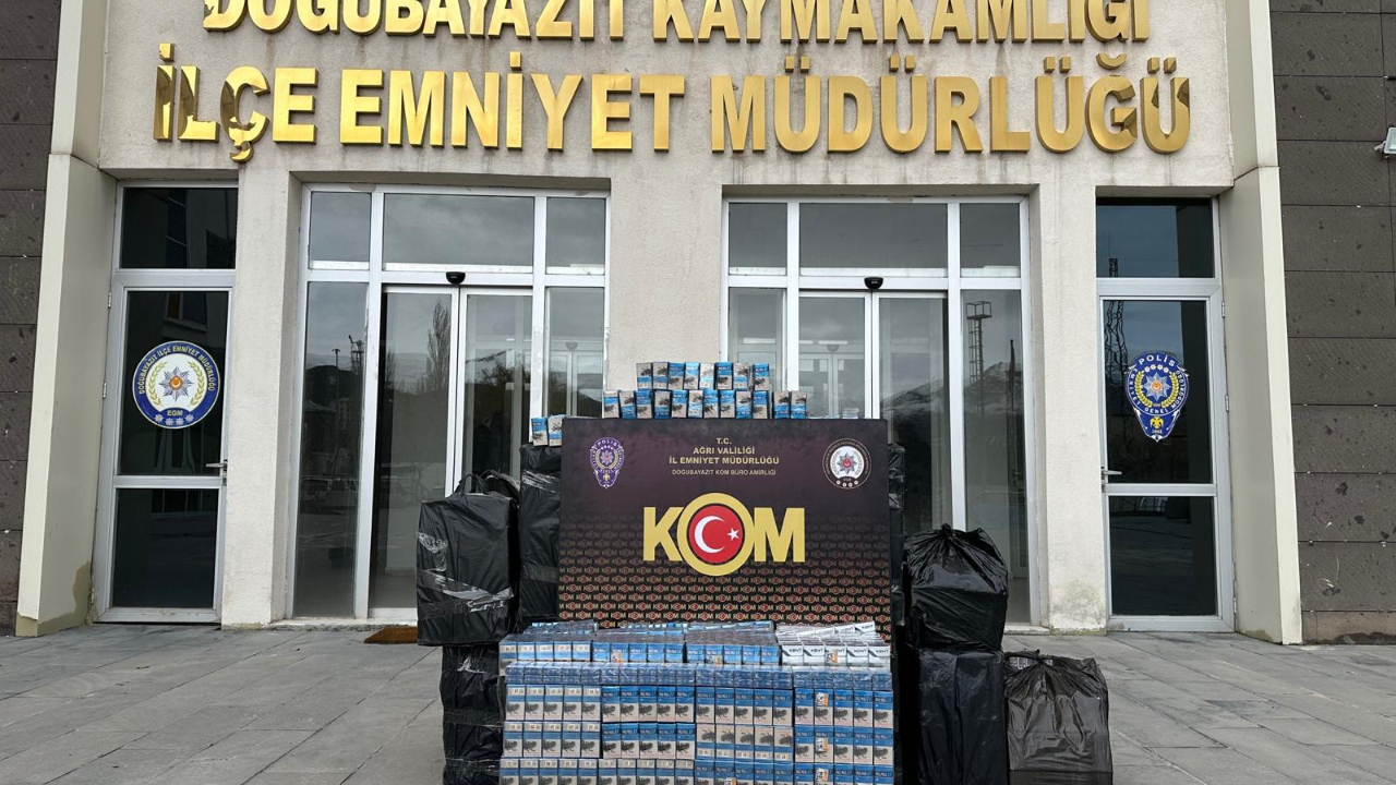 Ağrı’da 10 Bin Paket Kaçak Sigara Ele Geçirildi