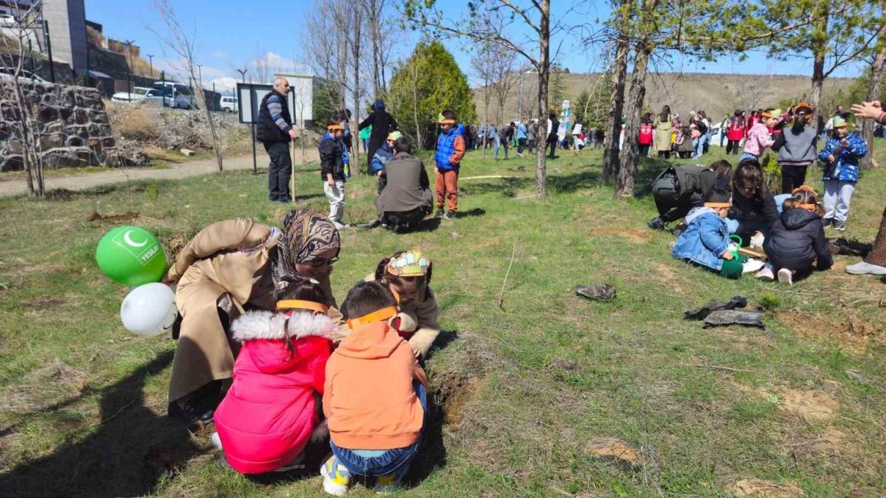 524 fidan toprakla buluştu
