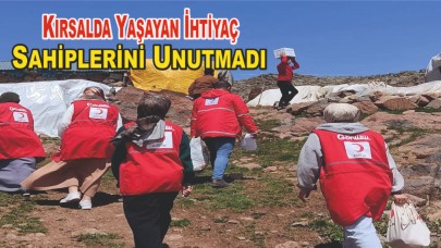 Türk Kızılay Patnos Şubesi Kırsaldaki İhtiyaç Sahiplerini Unutmadı