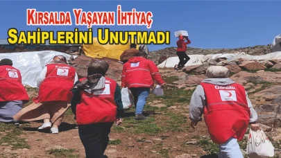 Türk Kızılay Patnos Şubesi Kırsaldaki İhtiyaç Sahiplerini Unutmadı