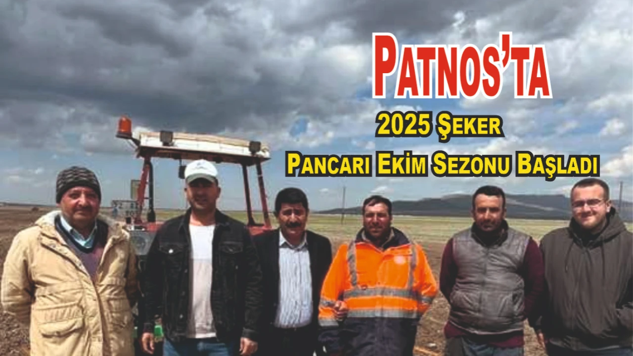 Patnos’ta 2025 Şeker Pancarı Ekim Sezonu Başladı