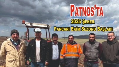Patnos’ta 2025 Şeker Pancarı Ekim Sezonu Başladı