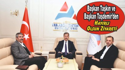 Taşkın ve Taşdemir’den AİÇÜ Rektörü Gülçin’e Ziyaret