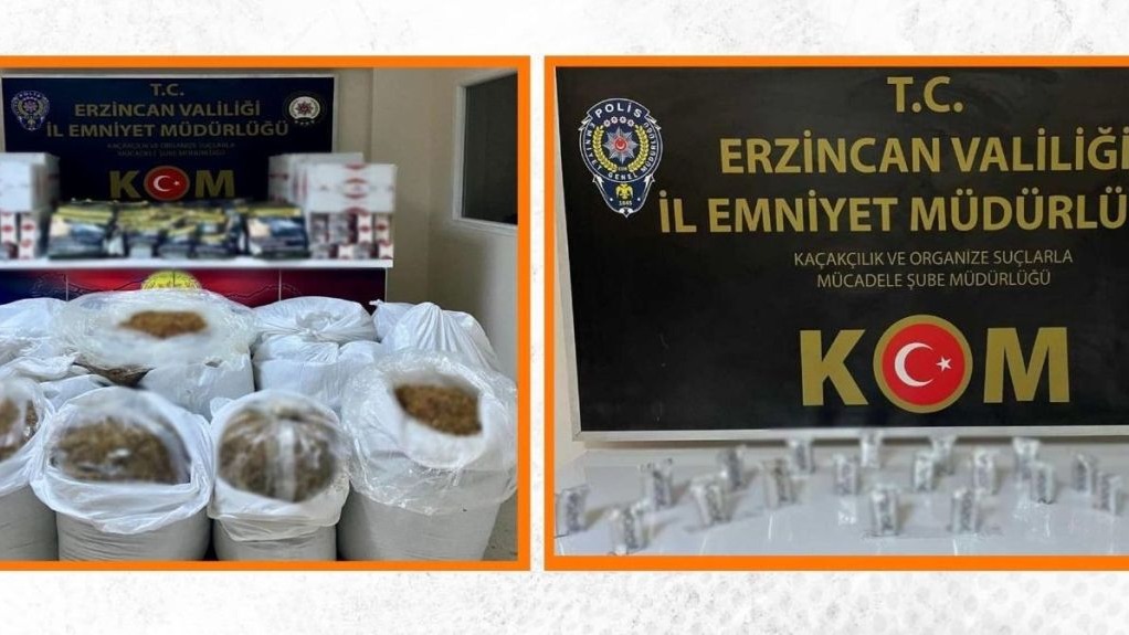 Erzincan’da Kaçakcılık Operasyonu