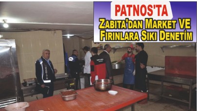 Zabıta Ekiplerinden Market ve Fırınlara Sıkı Denetim