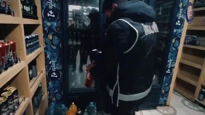 Iğdır’da 22 şişe sahte alkol ve 13 şişe kaçak alkol ele geçirildi