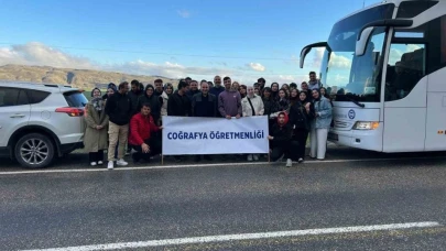 Öğrenciler, Bingöl’de fay hatlarını yerinde inceledi