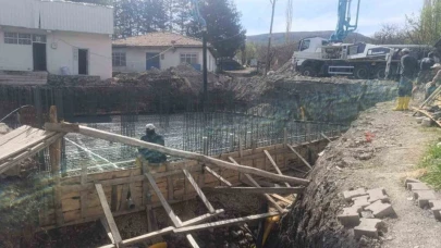 Kozluca Camii’nin temeli düzenlenen törenle atıldı