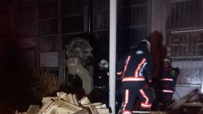 Malatya’da işyeri yangını