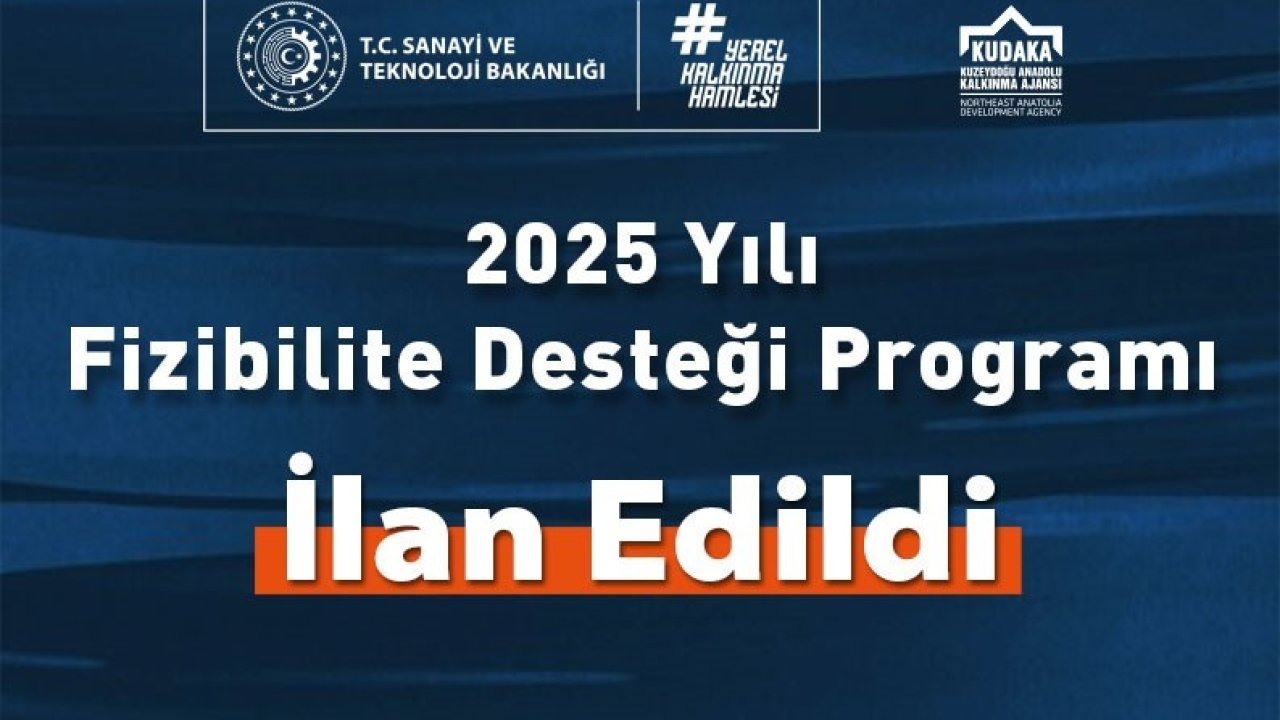 2025 yılı fizibilite desteği programı ilan edildi