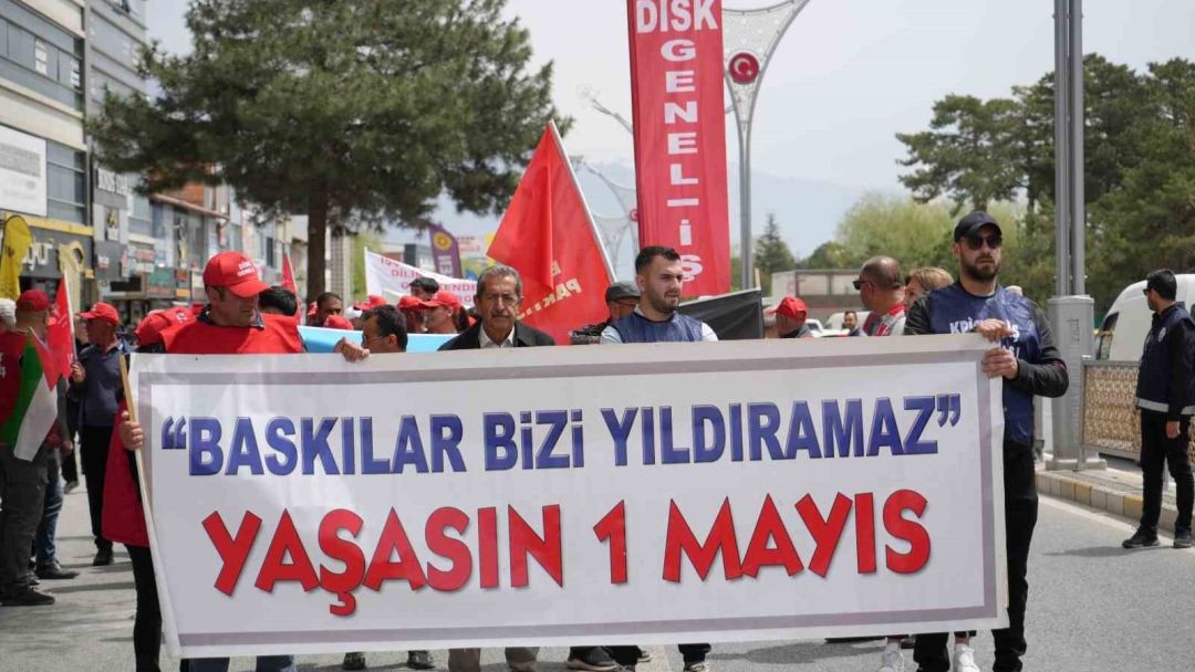 Erzincan’da 1 Mayıs İşçi Bayramı kutlandı