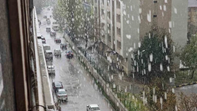 Bitlis'te dolu yağışı hayatı olumsuz etkiledi