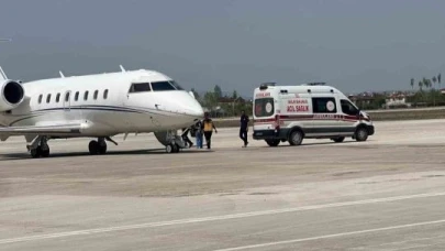 Van'da kalp hastası bebek uçak ambulansla İstanbul’a sevk edildi