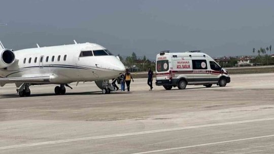 Van'da kalp hastası bebek uçak ambulansla İstanbul’a sevk edildi