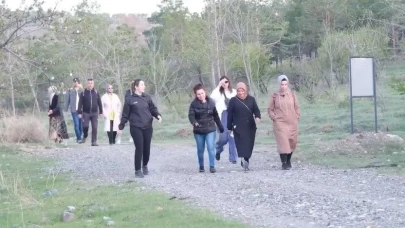 Seher Vakti Yürüyüşleri Projesi çerçevesinde doğa yürüyüşü yapıldı